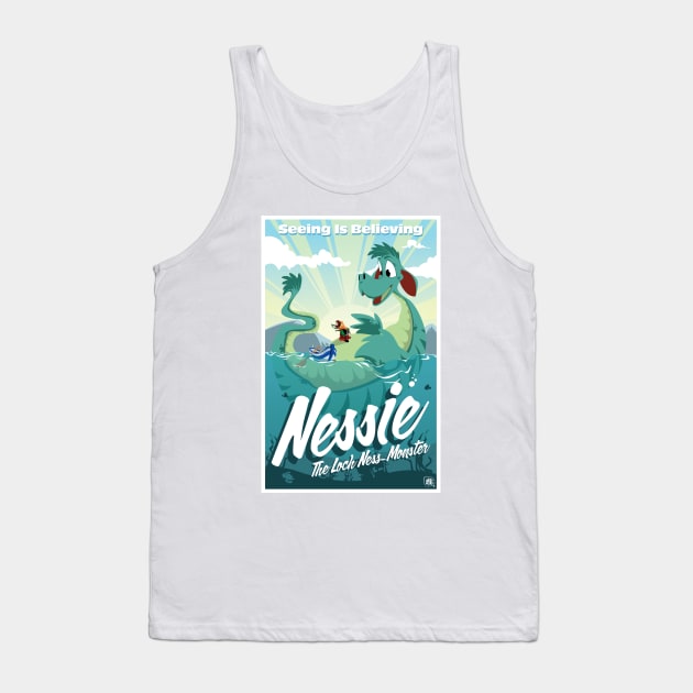 Nessie Tank Top by CuddleswithCatsArt